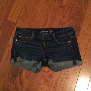American Eagle blue jean shorts size 8